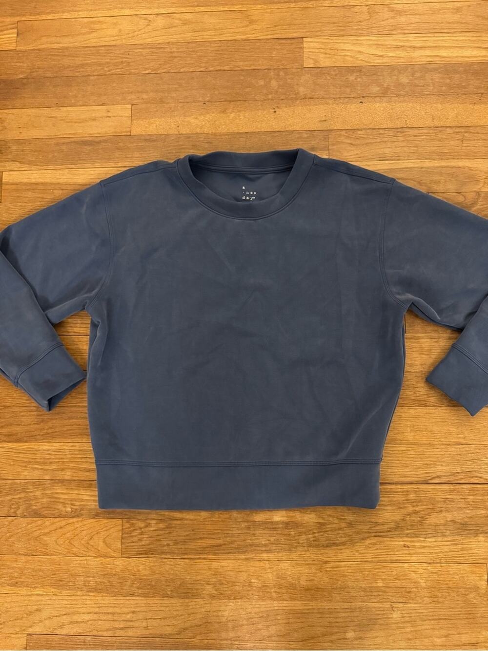 A New Day Women's Blue Crewneck Sweatshirt - Size XS
b11